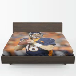 Peyton Manning Excellent NFL Football Player Fitted Sheet 1