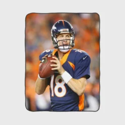 Peyton Manning Excellent NFL Football Player Fleece Blanket 1