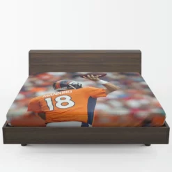 Peyton Manning Exciting NFL Football Player Fitted Sheet 1