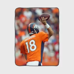 Peyton Manning Exciting NFL Football Player Fleece Blanket 1