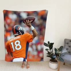 Peyton Manning Exciting NFL Football Player Fleece Blanket