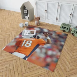 Peyton Manning Exciting NFL Football Player Rug 1