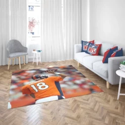 Peyton Manning Exciting NFL Football Player Rug 2