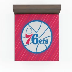 Philadelphia 76ers American Professional Basketball Team Fitted Sheet