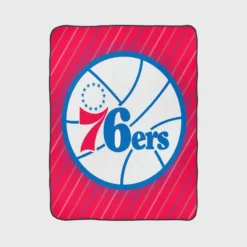 Philadelphia 76ers American Professional Basketball Team Fleece Blanket 1