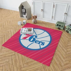 Philadelphia 76ers American Professional Basketball Team Rug 1