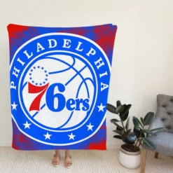 Philadelphia 76ers Awarded NBA Basketball Team Fleece Blanket