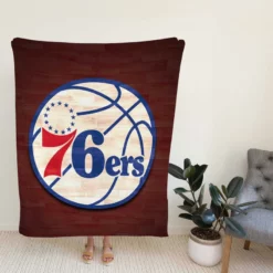 Philadelphia 76ers Excellent NBA Basketball Team Fleece Blanket
