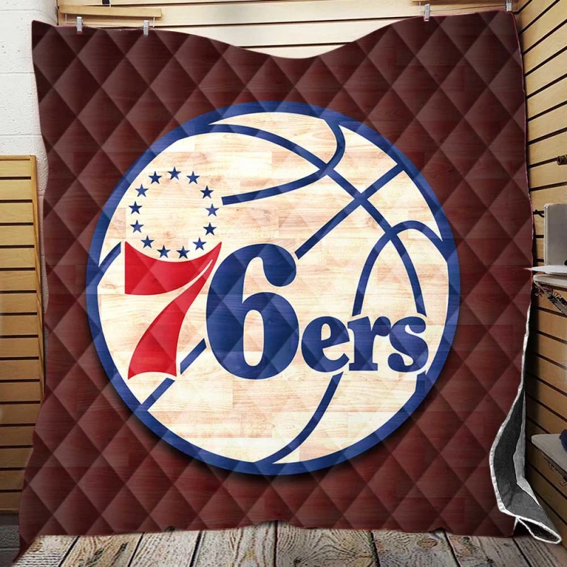 Philadelphia 76ers Excellent NBA Basketball Team Quilt Blanket
