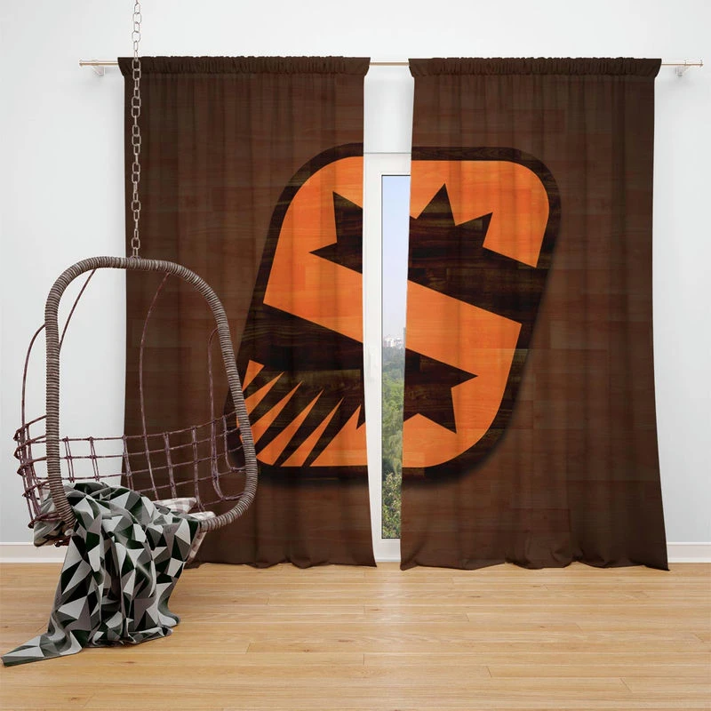 Phoenix Suns Active Basketball Team Window Curtain