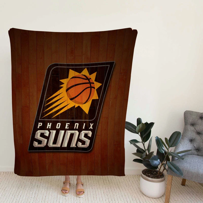 Phoenix Suns Professional NBA Basketball Club Fleece Blanket