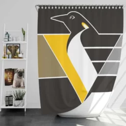 Pittsburgh Penguins NHL Stanley Cup Shower Curtain