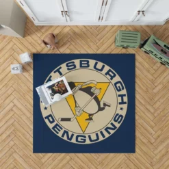 Pittsburgh Penguins NHL hockey Rug