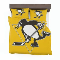 Pittsburgh Penguins Popular NHL Club Bedding Set 1
