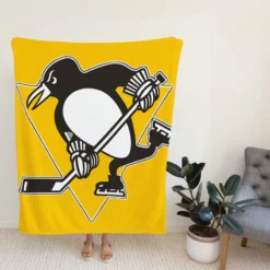Pittsburgh Penguins Popular NHL Club Fleece Blanket