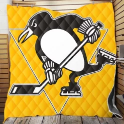Pittsburgh Penguins Popular NHL Club Quilt Blanket