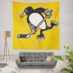 Pittsburgh Penguins Popular NHL Club Tapestry