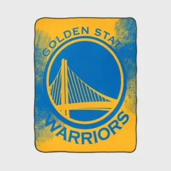 Popular American Basketball team Golden State Warriors Fleece Blanket 1