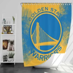 Popular American Basketball team Golden State Warriors Shower Curtain
