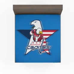 Popular American Hockey Team Washington Capitals Fitted Sheet