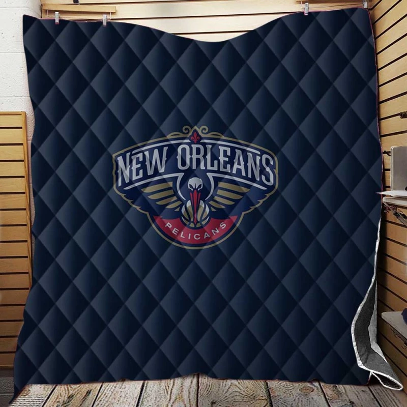 Popular American NBA Club New Orleans Pelicans Quilt Blanket