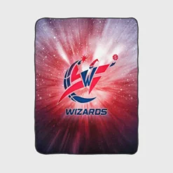 Popular American NBA Team Washington Wizards Fleece Blanket 1