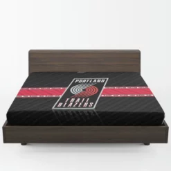 Popular Basketball Club Portland Trail Blazers Fitted Sheet 1