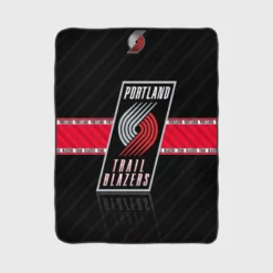 Popular Basketball Club Portland Trail Blazers Fleece Blanket 1