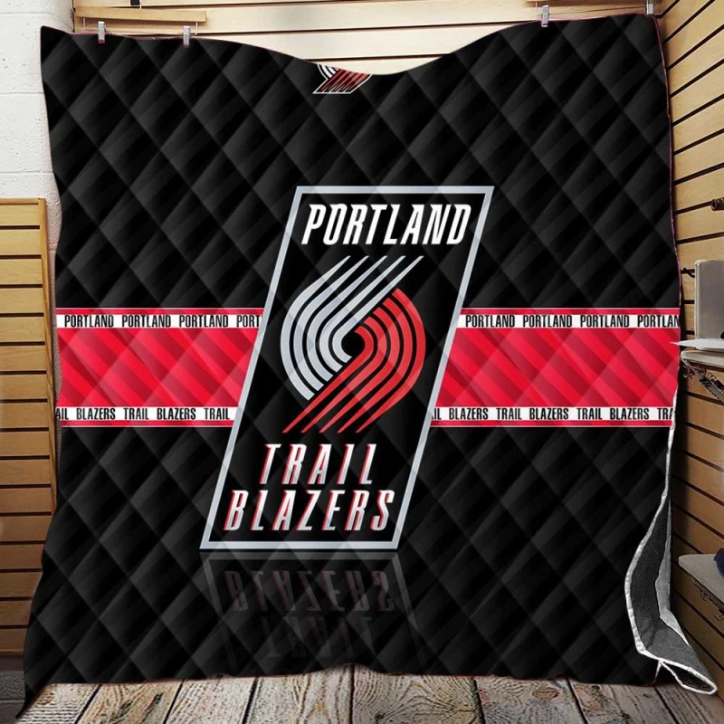 Popular Basketball Club Portland Trail Blazers Quilt Blanket