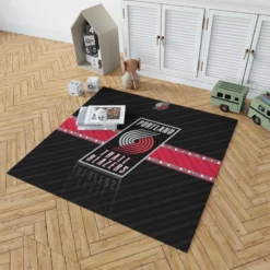 Popular Basketball Club Portland Trail Blazers Rug 1