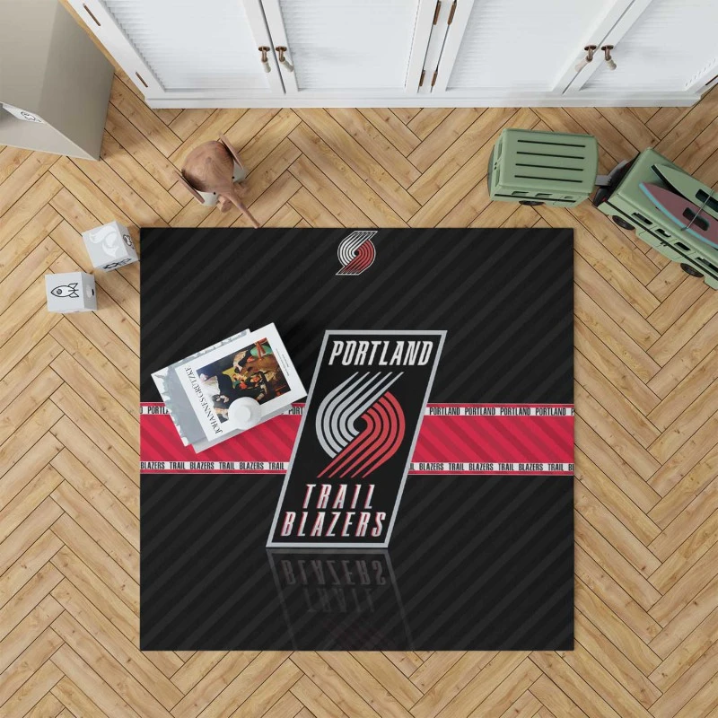 Popular Basketball Club Portland Trail Blazers Rug