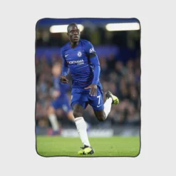 Popular Chelsea Football Player N Golo Kante Fleece Blanket 1