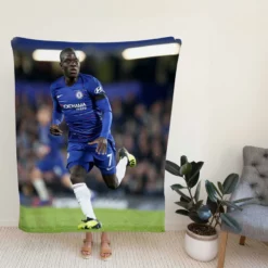 Popular Chelsea Football Player N Golo Kante Fleece Blanket