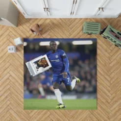 Popular Chelsea Football Player N Golo Kante Rug