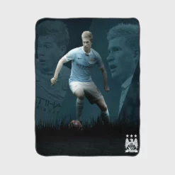 Popular Football Player Kevin De Bruyne Fleece Blanket 1