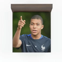 Popular Football Player Kylian Mbappe Fitted Sheet