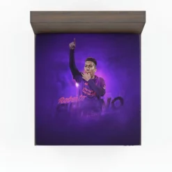Popular Football Player Roberto Firmino Fitted Sheet