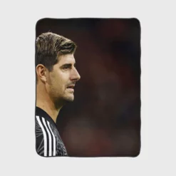 Popular Football Thibaut Courtois Fleece Blanket 1