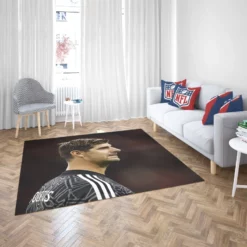 Popular Football Thibaut Courtois Rug 2