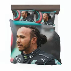 Popular Formula 1 Driver Lewis Hamilton Bedding Set 1