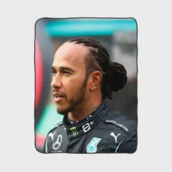 Popular Formula 1 Driver Lewis Hamilton Fleece Blanket 1