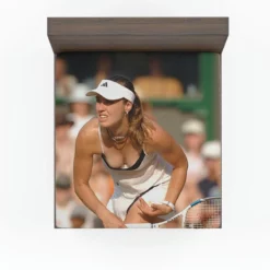 Popular Grand Slam Tennis Player Martina Hingis Fitted Sheet