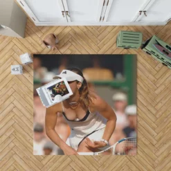 Popular Grand Slam Tennis Player Martina Hingis Rug