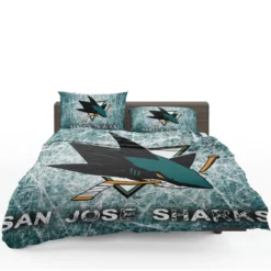 Popular Hockey Club San Jose Sharks Bedding Set