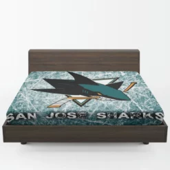 Popular Hockey Club San Jose Sharks Fitted Sheet 1