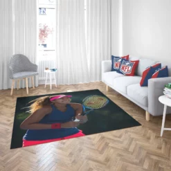 Popular Japanes Tennis Player Naomi Osaka Rug 2