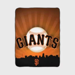 Popular MLB Team San Francisco Giants Fleece Blanket 1