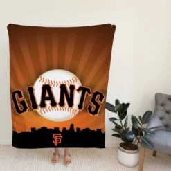 Popular MLB Team San Francisco Giants Fleece Blanket