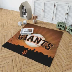 Popular MLB Team San Francisco Giants Rug 1