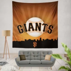Popular MLB Team San Francisco Giants Tapestry